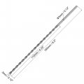 Uxcell Parabolic Flute Drill Bit Twist Spiral Extension 3mm Diameter 160mm Length Uncoated Hss High-speed Steel Round Shank