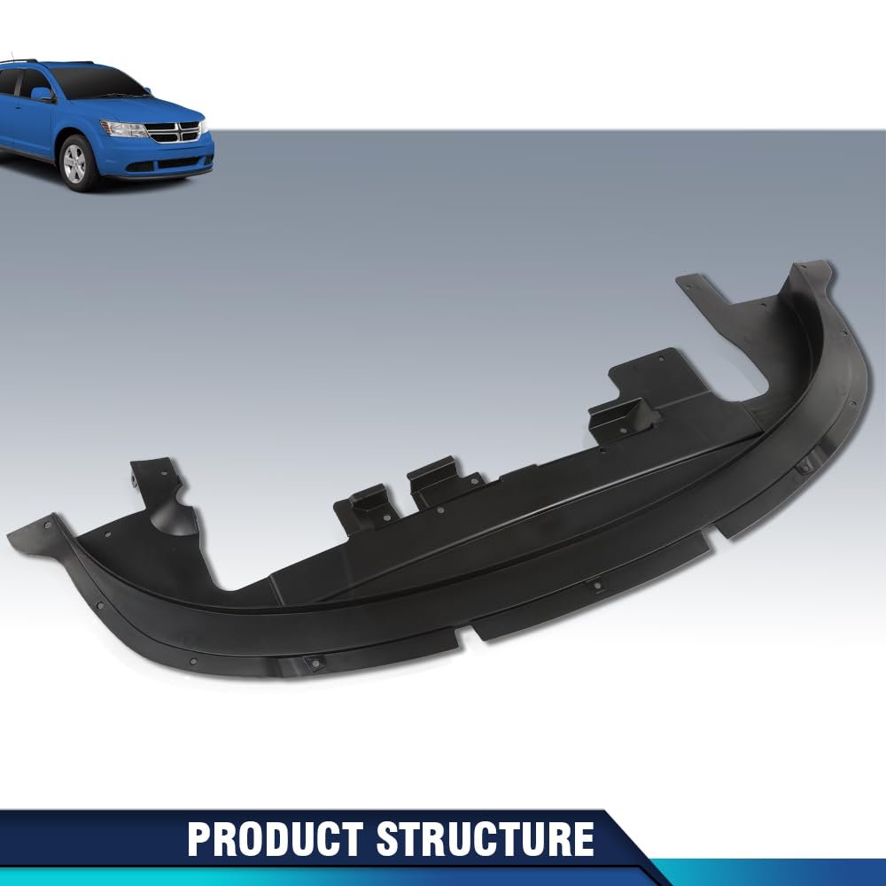 Air Dam Deflector Lower Valance Apron Front For Dodge Journey 2011 2020 Black Replaces 68087244aa Ch1228122