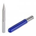 Uxcell Wood Engraving Bit Solid Carbide 6mm Shank 30 Degree 0 4mm X 55mm Cnc Router Tool For Acrylic Pvc Mdf Pcb Carving