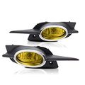 Yellow Lens Fog Light Lamps Honda Civic Coupe 2 Door 2009-11 W Wiring Kit Pair