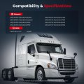 Right Side Heated Upper Hood Mirror Glass For International Prostar Lonestar 4300 4400 7400 7600 8500 860 2002 To 2018 Wide