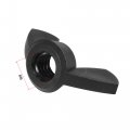 Uxcell M6 Wing Nuts Nylon Butterfly Nut Hand Twist Tighten Fasteners Black 25pcs