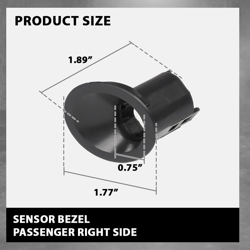 Right Auto Park Sensor Bezel Holder For Ford Explorer Police Interceptor Utility 2011-2019 Bb5z-15c872-abptm Bb5z15c872abptm