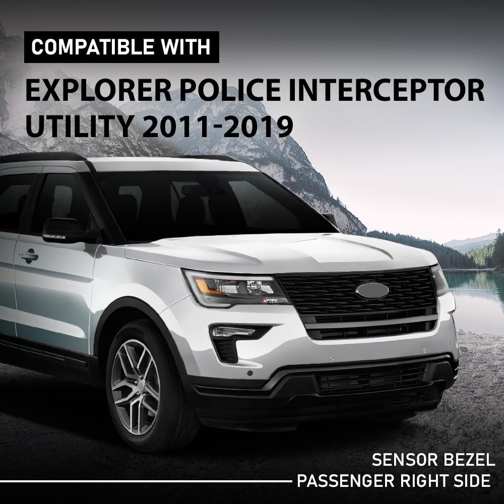 Right Auto Park Sensor Bezel Holder For Ford Explorer Police Interceptor Utility 2011-2019 Bb5z-15c872-abptm Bb5z15c872abptm