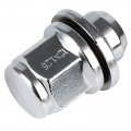 Ocpty M12x1 25 Chrome Lug Nuts 20pcs Closed Wheel 13 16 21mm Hex Factory Replacement For Infiniti Nissan