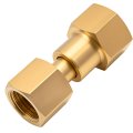 Zreneyfex Cga-320 Tank To Cga-580 Bottle Regulatory Wire Welder Thread Converter Copper 806 Co2 Carbon Dioxide Bottom Argon 