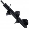 3in X 10in Garden Auger Spiral Drill Bit Earth Hole Digger For Bulbs And Planting 3 8in Hex Drive Planter Electric Alloy Steel 