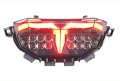 Integrated Sequential Led Tail Lights Smoke Lens For Yamaha Mt-09 2024-2026 