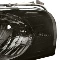 Auto Dynasty Smoked Housing Clear Corner Headlight Lamps Tool Kit Compatible With Dodge Ram 1500 2500 3500 02-05