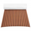 Fydun Teak Yacht Flooring Non-slip Eva Decking Sheet Boat Fit For Rv Dark Brown 