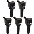 Set Of 5 Ignition Coil Packs 3 Pins Fits For Gmc Canyon 2 9l 2007-2012 Pack Replaces Uf497 