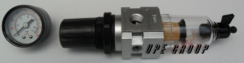 1 4 Mini Filter Regulator Combo Compressed Air Line Paticulate Clean System Moisture Separator Regulate Pressure