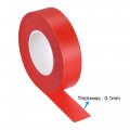 Uxcell Pvc Flagging Tape 20mm X 20m 65 6ft Marking Non-adhesive Red