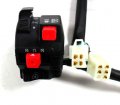 Handlebar Switch Left Hand Manual Choke Lever 4 Pins In Male Jack 5 6 Pin