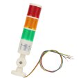 Redorangegreen Cnc Machine Alarm Signal Light With Buzzer Sound 24vdc For Mechanical Equipment