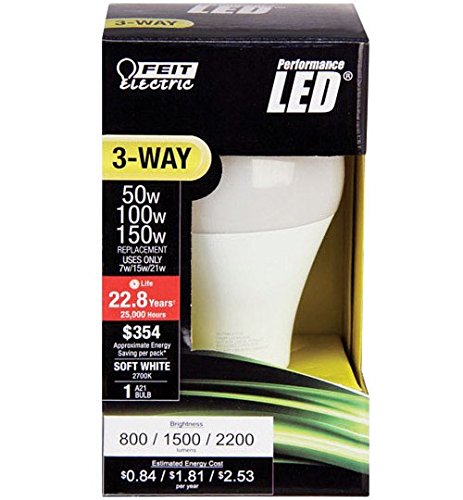 Led 3way 7 15 21w 2700k