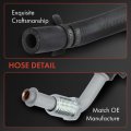 A-premium Power Steering Return Line Hose Assembly Compatible With Hyundai Sonata 2005-2010 L4 2 4l V6 3 3l Gear To Cooler