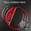 Jupizeus Carbon Fiber Compatible With Audi Gear Shift Box Panel Cover Trim Sticker Center Console Decoration For Tt Roadster