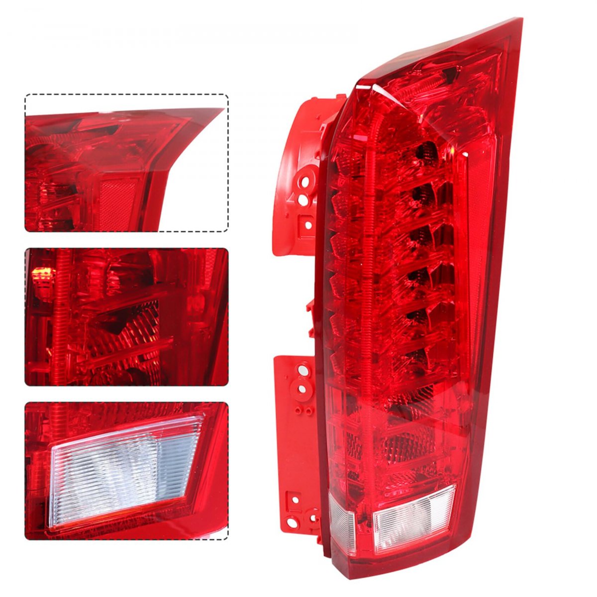 Passenger Side Tail Light Replacement For Cadillac Srx 2010-2016 Red Lens Rear Brake Lamp Assembly Right Gm2801255 22774015