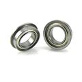 6x10x3mm Flanged Precision Ball Bearings 2 Abec 3 Metal Shields 