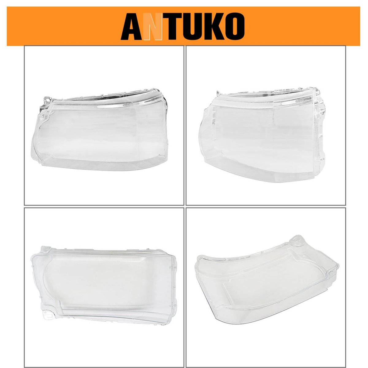 Headlight Cover Lens Shell Replacement For Base Sport Utility 4 Door 2010 2013 Clear Transparent Front Left And Right Side