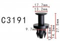 Autobahn88 Spreader Rivet Clip Compatible With Volkswagen Audi Jetta Syncro Phideon Oem N91182901 Pack Of 20