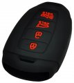 Silicone Rubber Key Fob Cover For Hyundai Accent 2018 2021 Azera 2017 Elantra Gt 2019 Veloster And N 95440g80004x 2 Pack