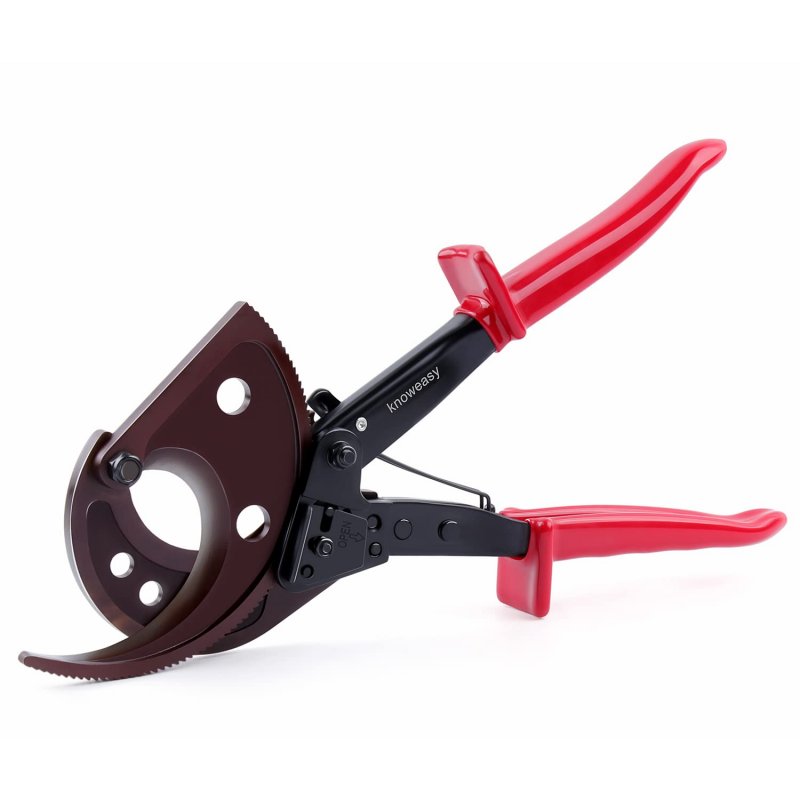 Ratchet Cable Cutter For Aluminum And Copper Multi Core Cables Up To 400mm2 Heavy Duty Professional Wire Cutting Hand Tool