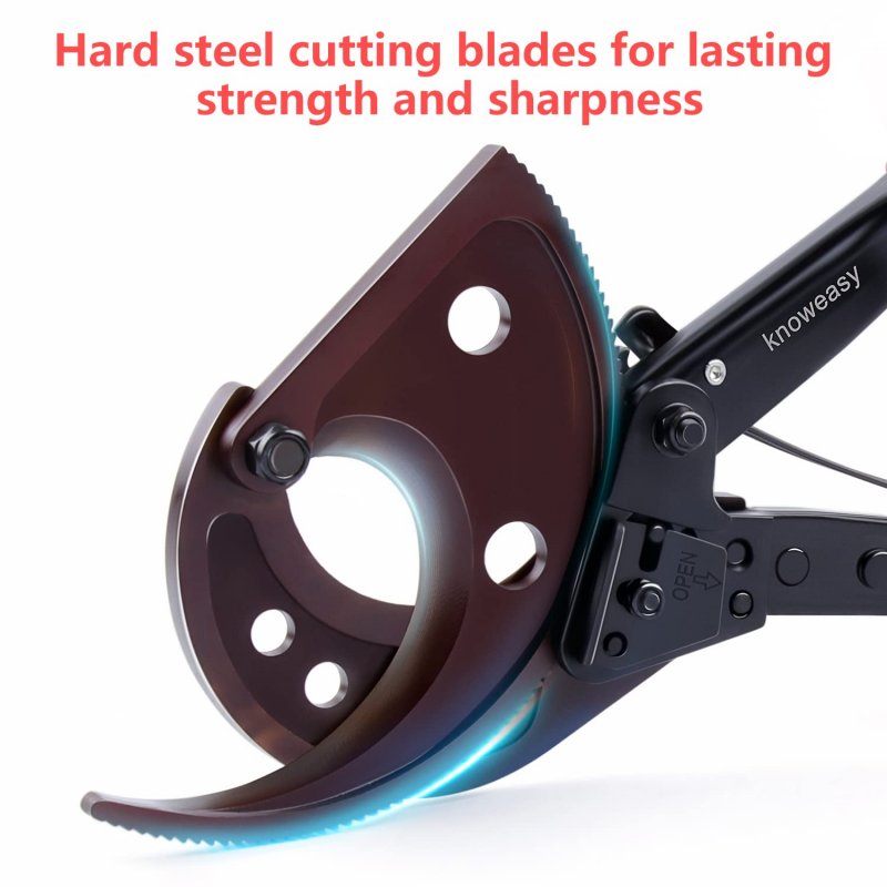 Ratchet Cable Cutter For Aluminum And Copper Multi Core Cables Up To 400mm2 Heavy Duty Professional Wire Cutting Hand Tool
