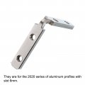 Uxcell L-shape Interior Joint Bracket 30pcs Inside Corner Connectors For 2020 Series Aluminum Extrusion Profile Slot 6mm Silver