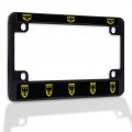 Metal Insert Bike License Plate Frame Deutschland Weatherproof Motorcycle Accessories Black 4 Holes Solid 