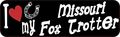 10in X 3in I Love My Missouri Fox Trotter Magnet Vinyl Truck Magnets By Stickertalk 