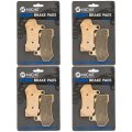 Niche Brake Pad Set For Harley-davidson Street Rod Glide Road King Front Rear Ceramic 4 Pack
