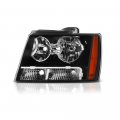 Black Bezel Oe-style Headlight Headlamp Assembly For 2007-2014 Chevy Avalanche Tahoe Suburban 1500 2500 Driver Side 