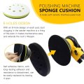 Multifunctional Soft Foam Backing Pad Replacement Kit Fits For 5 Inch Orbital Sander Density Interface With 8 Hole Sanding Pads