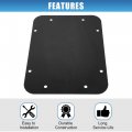 X Autohaux Rear Spare Tire Carrier Delete Filler Plate With Tailgate Rubber Plug And Bolts For Jeep Wrangler Jk Jku 2007-2018