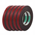 Uxcell 5pcs 12mm X 1mm Double Sided Self Adhesive Shockproof Sponge Foam Tape 10m Length Red