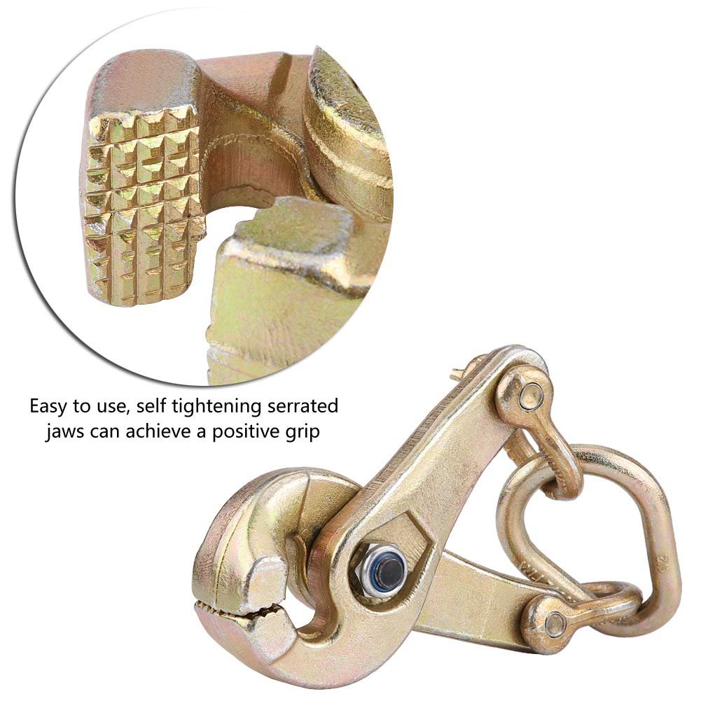Scissor Clamp 3 Ton Self Tightening Serrated Jaw Pulling Car Body Repair Tool