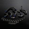 Silicone Radiator Coolant Hose Kit With Clamps For Ducati 998 998s 2002 2003 2004 Black High Temperature Resistant Nylon Tubing
