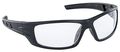 Sas Safety 5510-01 Vx9 Glasses With Clear Lens Black 
