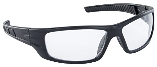 Sas Safety 5510-01 Vx9 Glasses With Clear Lens Black