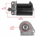 Caltric Starter Motor Compatible With John Deere 1438gs 1538gs 1538hr 1542gs 1542hs 1642hs 1642hv 1646hs 1646hv 2046hv Miu13772