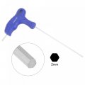 Uxcell 2mm Hex Key T-handle Dual End Wrench Spanner Metric Cr-v Steel
