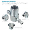 Usonline911 Intake Manifold Vaccuum T Fitting 3 8 Npt Threads To 1 4 Hose Barbs