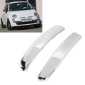 Front Chrome Lower Bumper Moulding Trim Abrasionproof Stylish Protective Set For Car