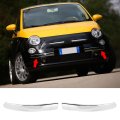 Front Chrome Lower Bumper Moulding Trim Abrasionproof Stylish Protective Set For Car