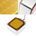 Semi Truck Lights 2 Pack Led Turn Signal Trailer Fender Enhanced 60leds Double Face Amber Red Square Pedestal Side Marker