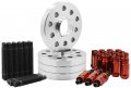 4 Pc 5x130 Mm Hub Centric Spacers 20 Thick 90 Stud Conversion M14x1 5 Open End Red Lug Nuts For Porsche 928 Cayenne 911 Boxter 