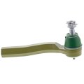 Front Tie Rod End For 2019 To 2026 Gmc Sierra 1500 Sintered Metal With Green Neoprene Boot Threaded Stud 