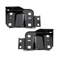 Front Bumper Mounting Bracket Pair For Gmc Sierra 2500 3500 2020 2021 2022 2023 Driver And Passenger Side High Strength Steel 